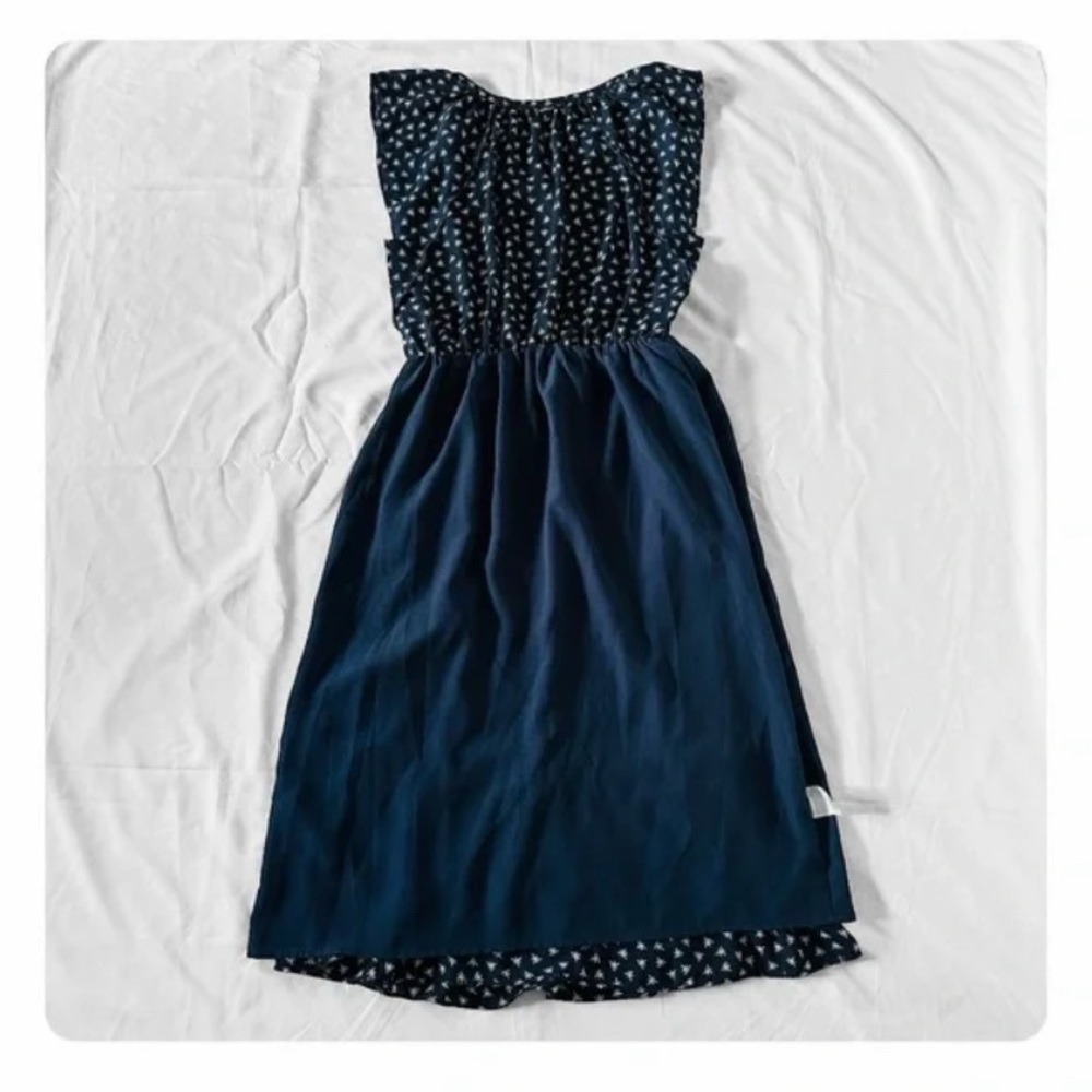 J.Crew Mercantile Dragonfly Midi Dress with Pockets!! Small - Picture 8 of 9